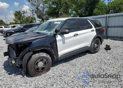 2021 Ford Explorer Police Interceptor из США, поврежденный, VIN 1FM5K8AB5MGA42753